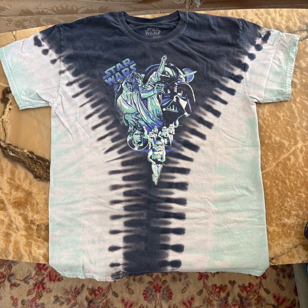 Star Wars Blue and Black Graphic Tee